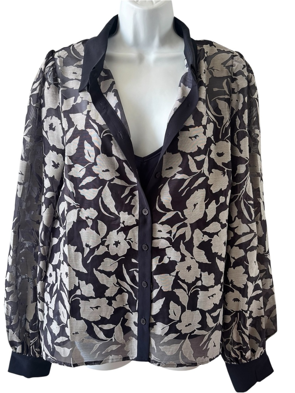 Flying Tomato Burnout Button Down Shirt with Tank